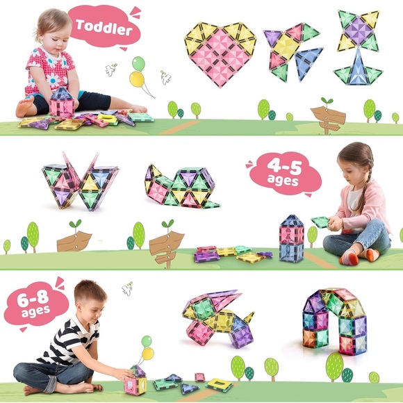 ROMDS magic pop set magnet toys for brain development ages three and up NEW - Picture 5 of 6